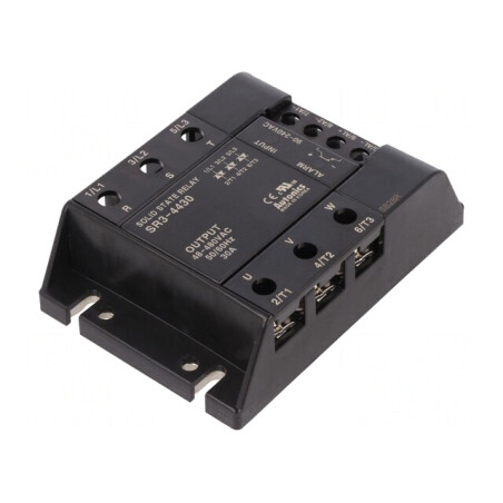 Releu Semiconductor 30A 3-Fazat 48-480VAC | Electronic-mag.ro | Componente Electronice