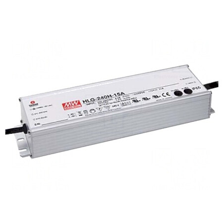 Alimentator LED 240W 54V 2,23-4,45A 90-305VAC HLG-240H-54A | Electronic-mag.ro | Componente Electronice