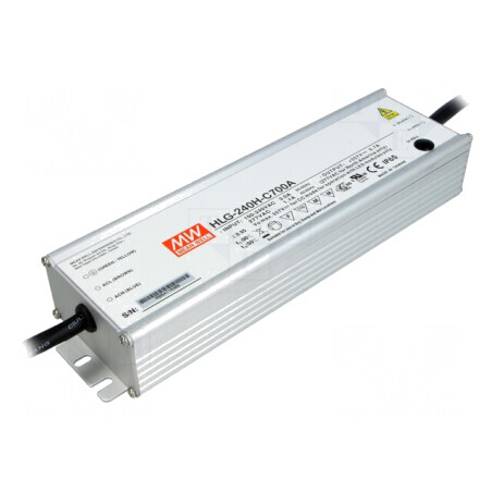 Alimentator LED 250W IP65 HLG-240H-C700A | Electronic-mag.ro | Componente Electronice