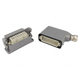 Set Conector HDC Tată-Mamă Soclu-Mufă Han Kit | Electronic-mag.ro | Componente Electronice