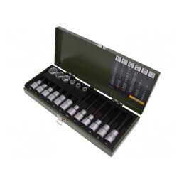 Set Chei Tubulare Spline 12 Puncte 1/2 | Electronic-mag.ro | Componente Electronice