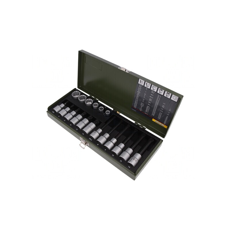 Set Chei Tubulare Spline 12 Puncte 1/2 | Electronic-mag.ro | Componente Electronice