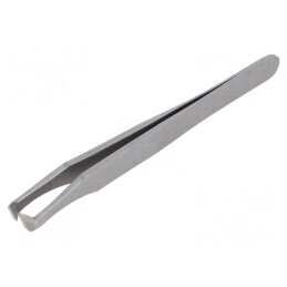 Pensetă de Precizie cu Vârf Curbat 115mm | Electronic-mag.ro | Componente Electronice
