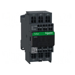 Contactor 3P 9A 24VDC LC1D093BD | Electronic-mag.ro | Componente Electronice