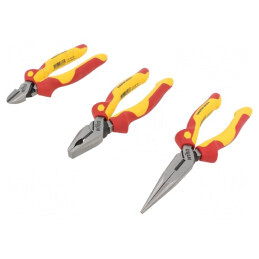 Kit Clești Izolați pentru Tăiere 1kVAC 3 Bucăți | Electronic-mag.ro | Componente Electronice