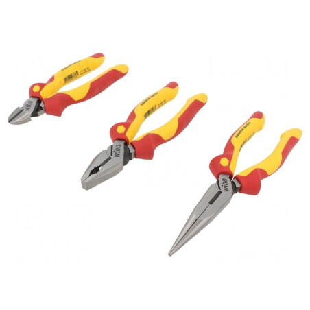 Kit Clești Izolați pentru Tăiere 1kVAC 3 Bucăți | Electronic-mag.ro | Componente Electronice