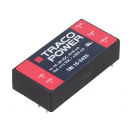 Convertor DC/DC 15W 18-36V la 15V/-15V | Electronic-mag.ro | Componente Electronice