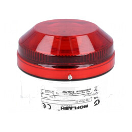 Semnalizator Luminos Lumină Flash Roșie IP65 180-250VAC | Electronic-mag.ro | Componente Electronice