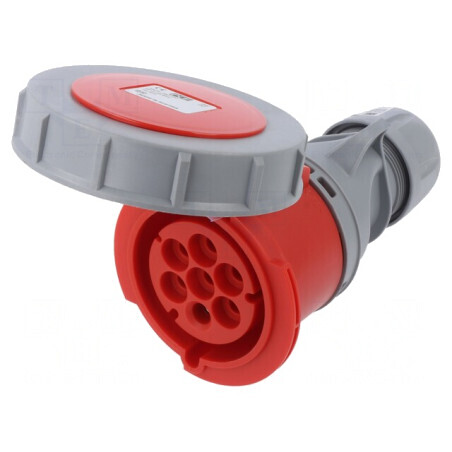 Conector Alimentare AC Trifazat Mufă Mamă 32A 400VAC 7 PIN-uri | Electronic-mag.ro | Componente Electronice