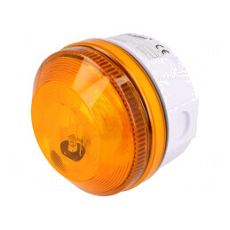 Lumină de semnalizare portocalie flash 15-28VDC | Electronic-mag.ro | Componente Electronice