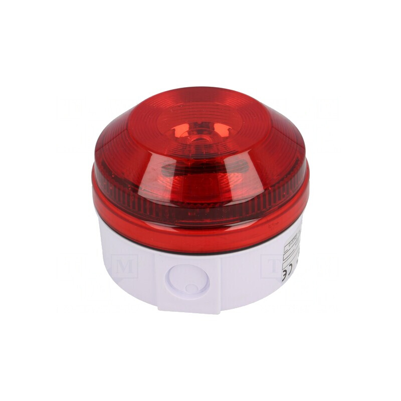 Semnalizator Luminos Flash Roșu 15-28VDC IP65 | Electronic-mag.ro | Componente Electronice
