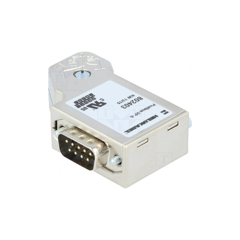 Conector D-Sub 9-Pin Unghi 35° Terminal cu Șurub pe Cablu | Electronic-mag.ro | Componente Electronice