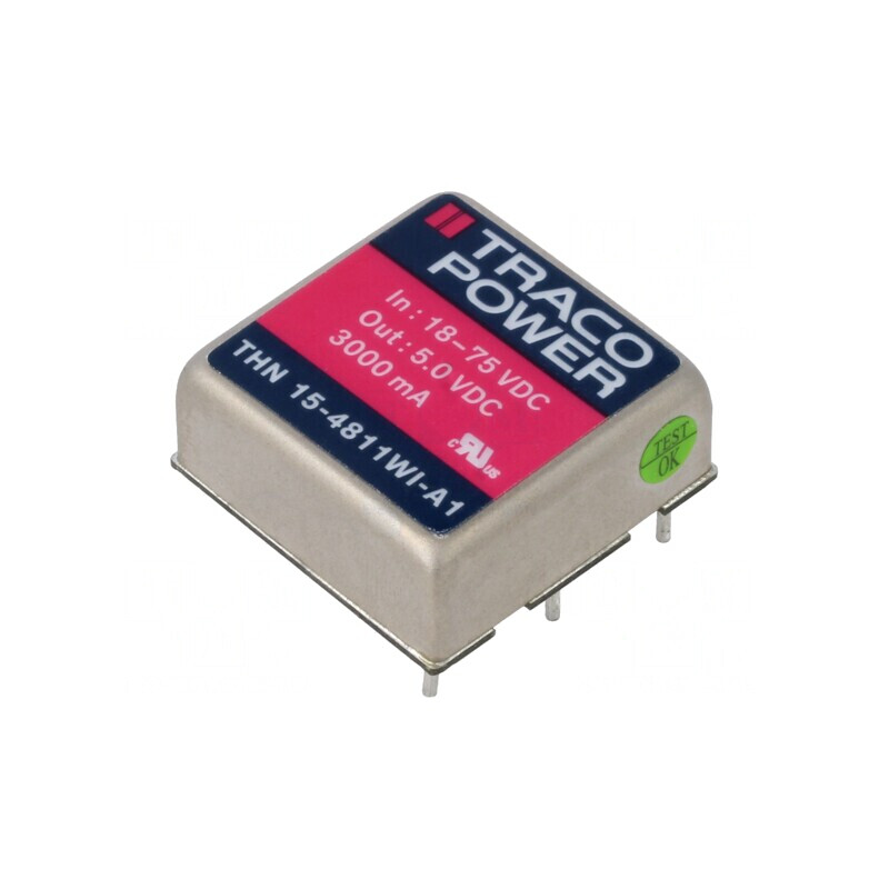 Convertor DC/DC 15W 18-75V la 5V 3A | Electronic-mag.ro | Componente Electronice