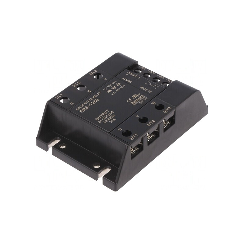 Releu Semiconductor 50A 3-Fazat 24-240VAC | Electronic-mag.ro | Componente Electronice