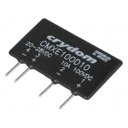 Releu: semiconductor | Ucom: 20÷28VDC | 10A | 0÷100VDC | THT | SIP | CMXE100D10