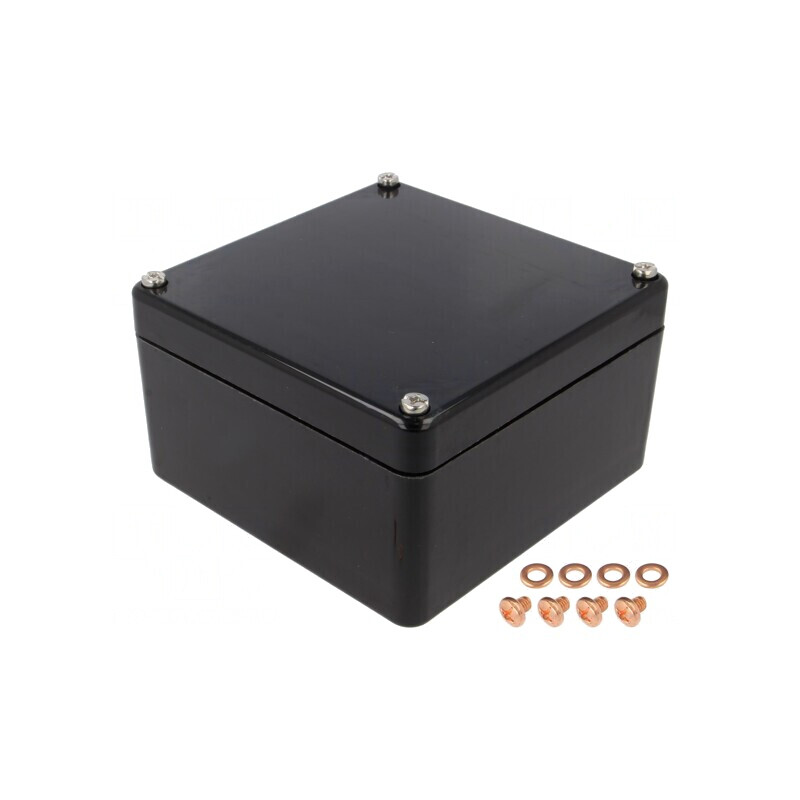 Carcasă universală neagră 160mm x 160mm x 90mm | Electronic-mag.ro | Componente Electronice Carcasă universală neagră 160mm x 160mm x 90mm | Electronic-mag.ro | Componente Electronice