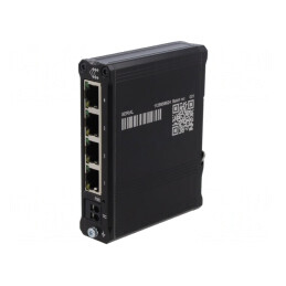 Switch Ethernet Neadministrabil 4 Porturi RJ45 7-57VDC | Electronic-mag.ro | Componente Electronice