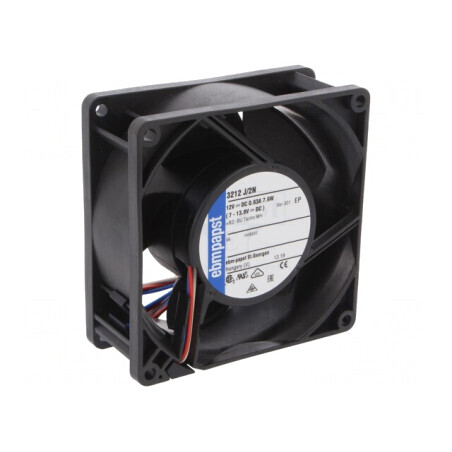 Ventilator axial DC 12V 92x92x38mm 128,4m3/h | Electronic-mag.ro | Componente Electronice