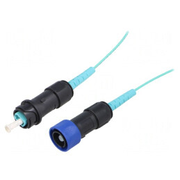 Patch Cord Fibră Optică Simplex Multimodă Baionetă | Electronic-mag.ro | Componente Electronice
