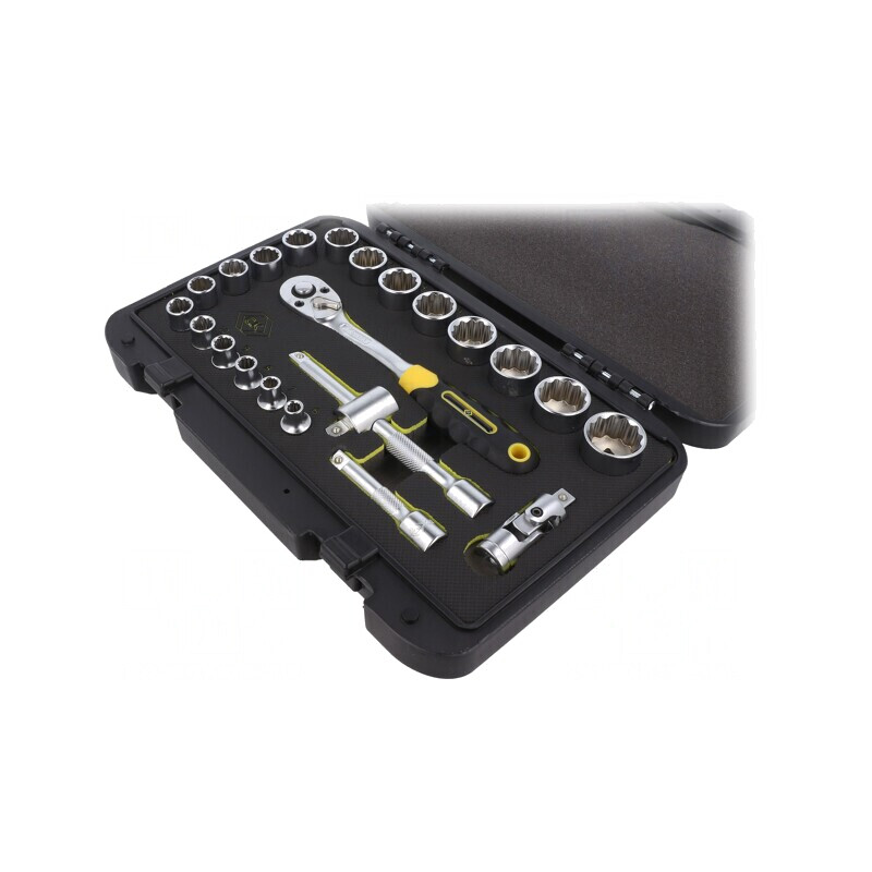 Set chei tubulare 3/8, 23 buc. | Electronic-mag.ro | Componente Electronice Set chei tubulare 3/8, 23 buc. | Electronic-mag.ro | Componente Electronice