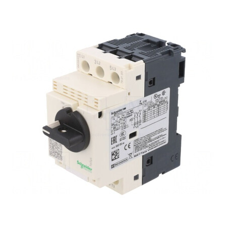 Întrerupător Motor 0,75kW 230-690V pentru Șină DIN IP20 GV2L07 | Electronic-mag.ro | Componente Electronice