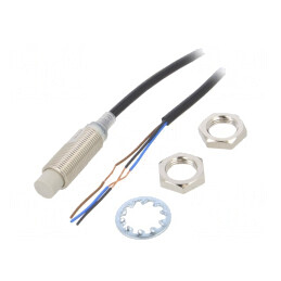 Senzor Inductiv PNP 0-6.4mm 10-30VDC M12 IP67 200mA | Electronic-mag.ro | Componente Electronice
