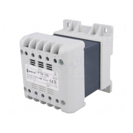 Transformator alimentare 100VA 230V AC 24V DIN șină | Electronic-mag.ro | Componente Electronice