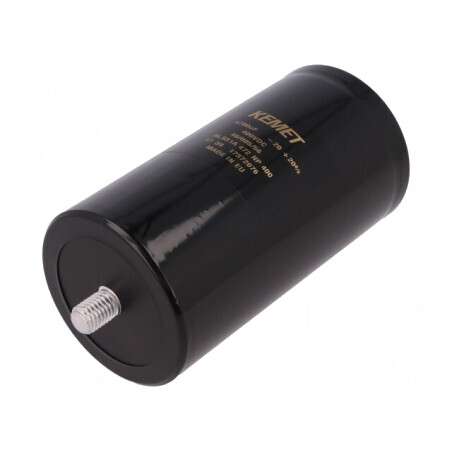 Condensator electrolitic 4,7mF 400VDC 77x146mm ±20% | Electronic-mag.ro | Componente Electronice