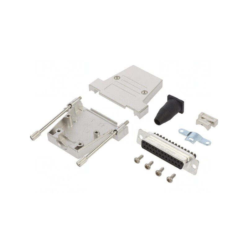 Conector D-Sub 25 Pini Mamă cu Terminal pe Șurub | Electronic-mag.ro | Componente Electronice