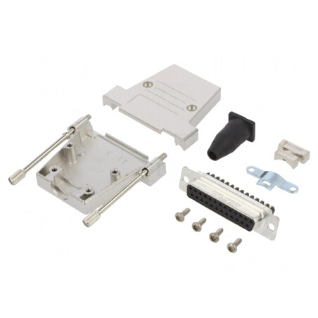 Conector D-Sub 25 Pini Mamă cu Terminal pe Șurub | Electronic-mag.ro | Componente Electronice