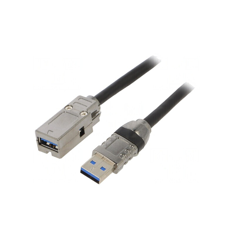 Soclu USB 3.0 A/A 22mm Har-Port IP20 | Electronic-mag.ro | Componente Electronice