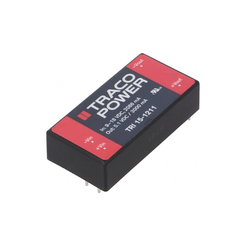 Convertor DC/DC 15W 9-18V Intrare la 5.1V 3A Ieșire | Electronic-mag.ro | Componente Electronice