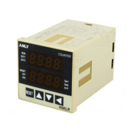Contor electronic LED cu impulsuri DPDT OUT 250VAC/5A | Electronic-mag.ro | Componente Electronice
