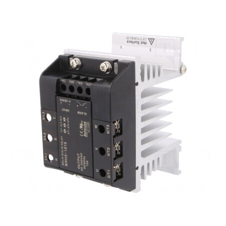 Releu Semiconductor 15A 3-Fazat 24-240VAC 130mm | Electronic-mag.ro | Componente Electronice