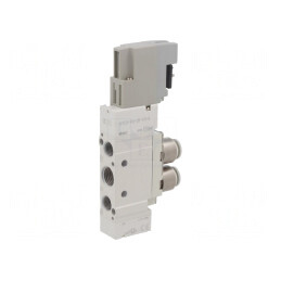 Ventil electromagnetic monostabil 5/2 1,5-7 bar aluminiu IP65 | Electronic-mag.ro | Componente Electronice