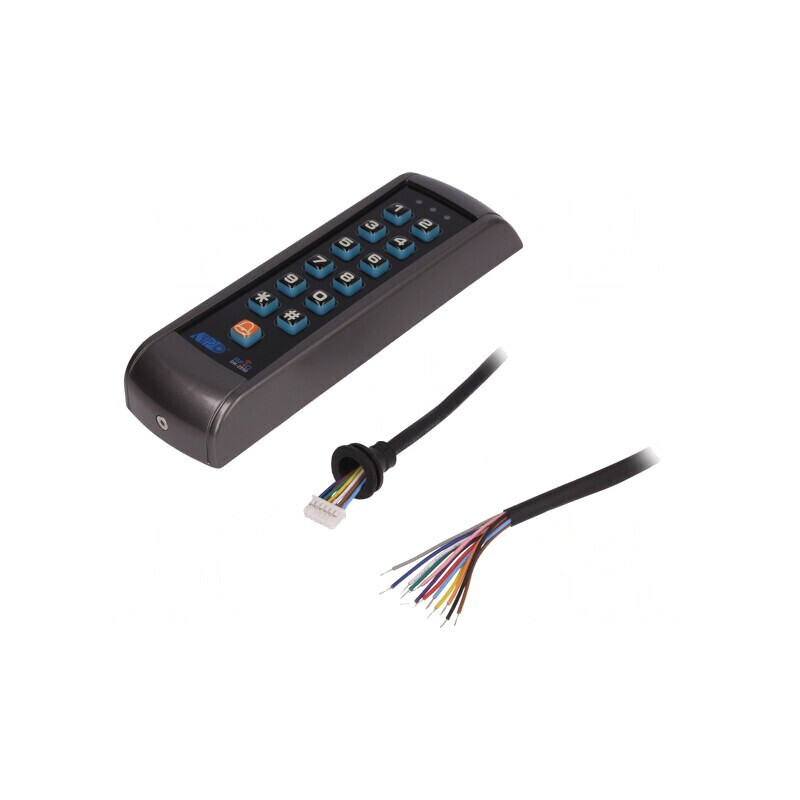 Încuietoare RFID cu cifru pt. perete 12VDC IP50 | Electronic-mag.ro | Componente Electronice