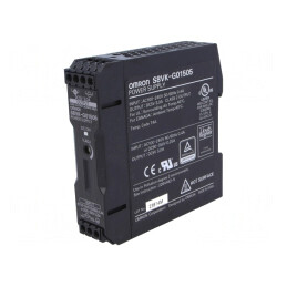 Alimentator DIN 15W 5V 3A S8VK-G01505 | Electronic-mag.ro | Componente Electronice