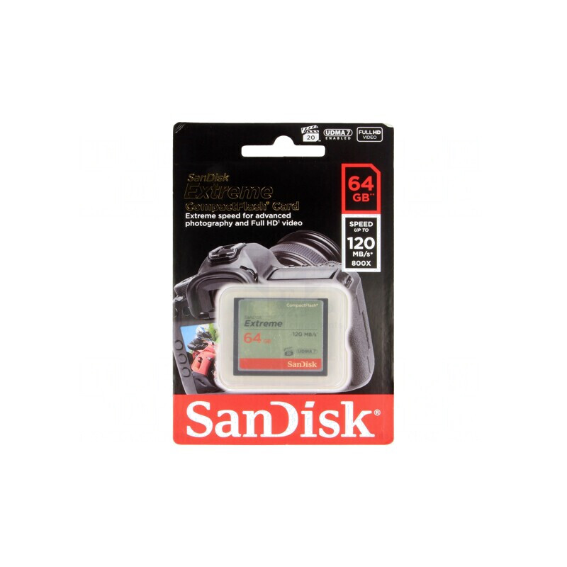 Card de memorie Compact Flash 64GB 120MB/s | Electronic-mag.ro | Componente Electronice