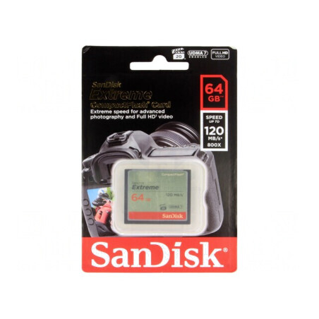 Card de memorie Compact Flash 64GB 120MB/s | Electronic-mag.ro | Componente Electronice