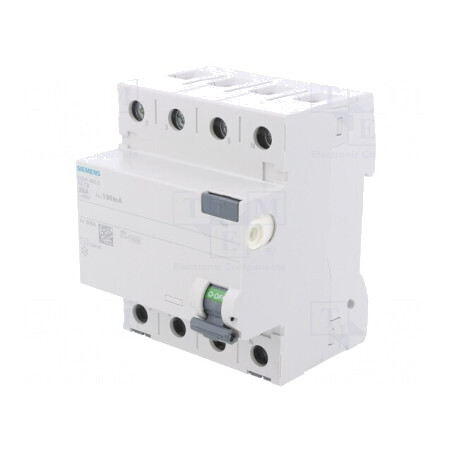 Întrerupător diferenţial 25A 100mA 3P+N IP20 | Electronic-mag.ro | Componente Electronice