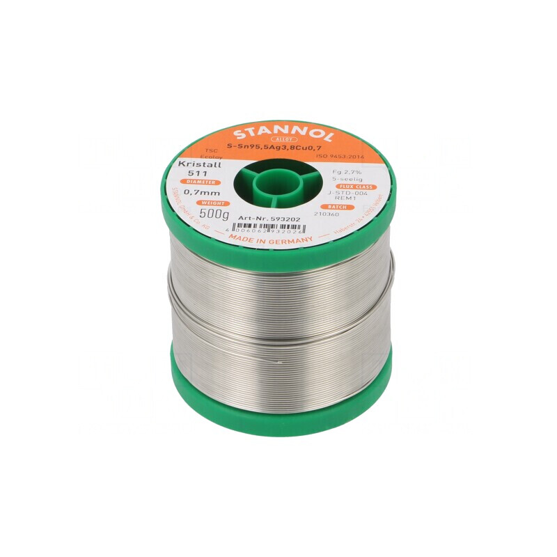 Sârmă de lipit fără plumb 700um 0,5kg 217°C | Electronic-mag.ro | Componente Electronice