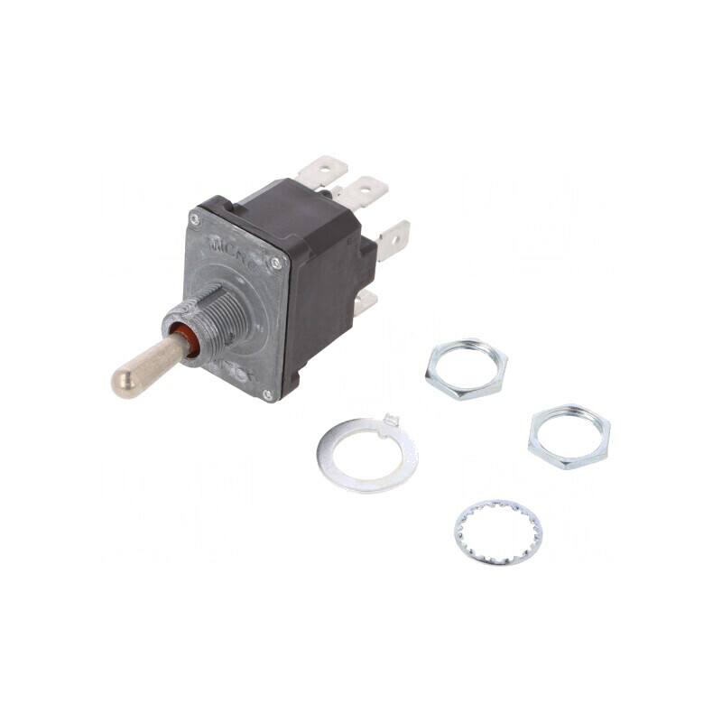 Comutator Basculant DPDT ON-OFF-ON 10A 230V IP67 | Electronic-mag.ro | Componente Electronice Comutator Basculant DPDT ON-OFF-ON 10A 230V IP67 | Electronic-mag.ro | Componente Electronice
