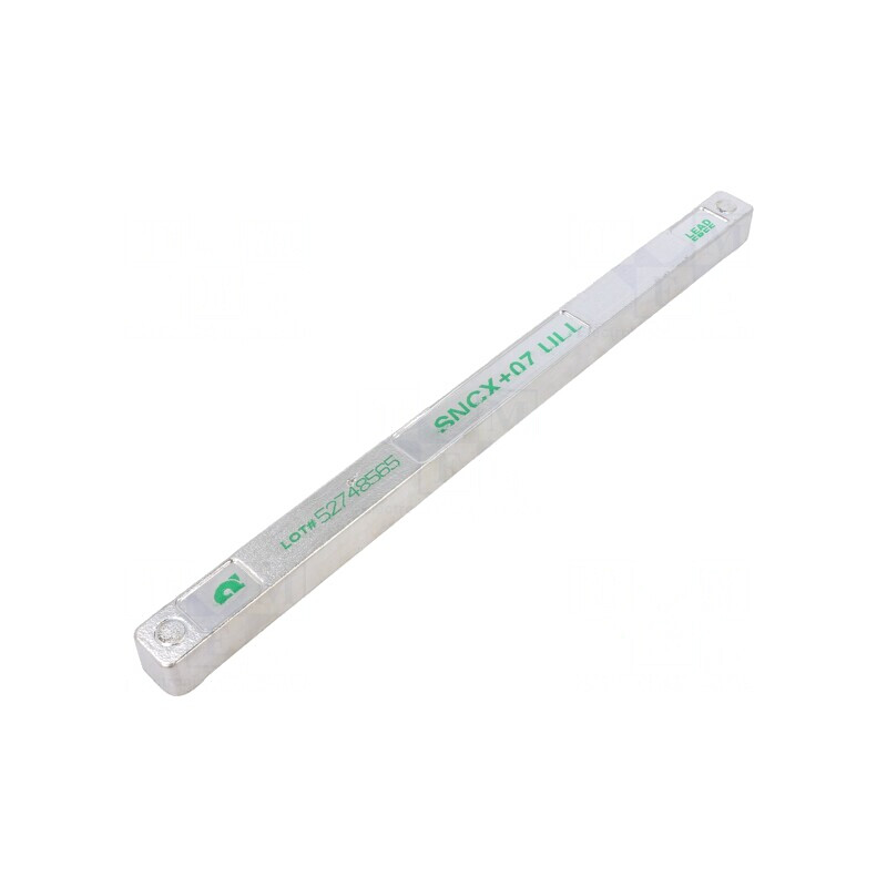 Tijă fără plumb Sn99.3Cu0.7 1kg ALPHA VACULOY SNCX PLUS | Electronic-mag.ro | Componente Electronice