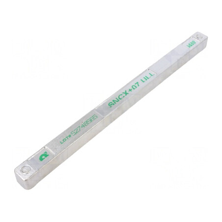 Tijă fără plumb Sn99.3Cu0.7 1kg ALPHA VACULOY SNCX PLUS | Electronic-mag.ro | Componente Electronice