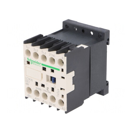 Contactor 3P NO + 1NC 48VAC 16A 690V LC1K1601E7 | Electronic-mag.ro | Componente Electronice