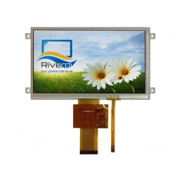 Display TFT 7" 800x480 LED 165.6x100.6x7.69mm