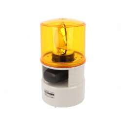 Sirenă și Lumină Rotativă 24VDC S125D-WS-24-A | Electronic-mag.ro | Componente Electronice