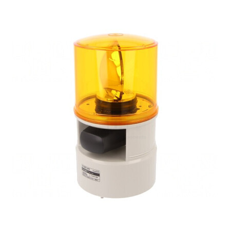 Sirenă și Lumină Rotativă 24VDC S125D-WS-24-A | Electronic-mag.ro | Componente Electronice