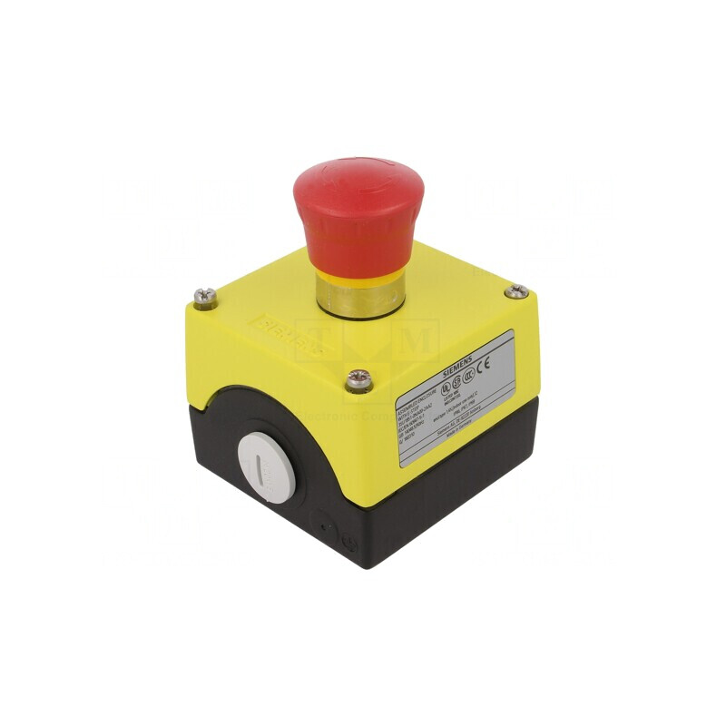 Casetă de comandă buton ciupercă IP67 NC | Electronic-mag.ro | Componente Electronice