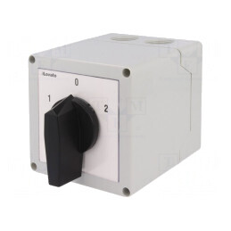 Comutator cu Came 32A 3 Pozitii 4 Poli în Carcasă | Electronic-mag.ro | Componente Electronice